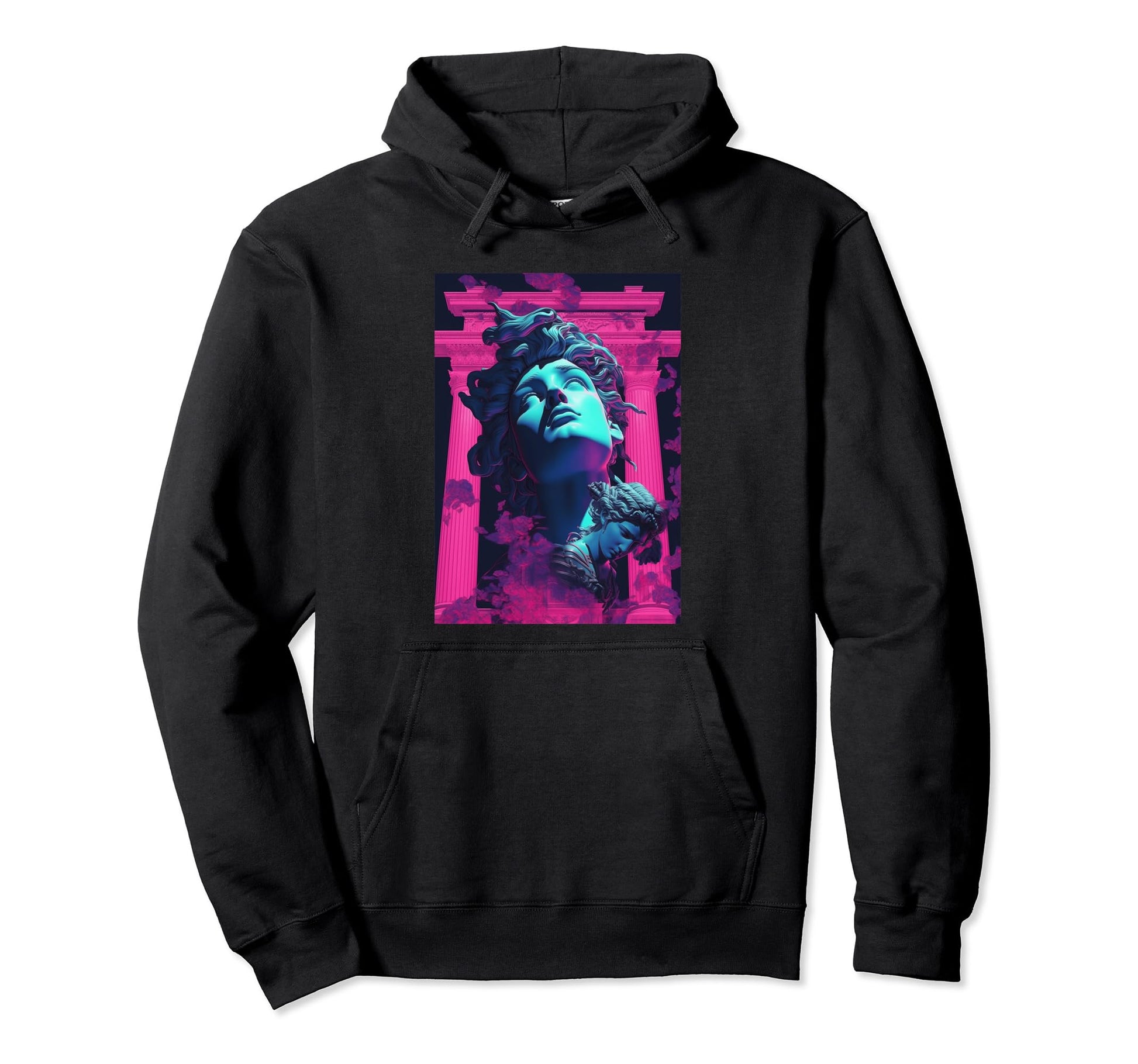 Perseus And Medusa Vaporwave Aesthetic Hoodie - Unique Graphic Men Women - T-Shirt, Sweatshirt, Hoodie