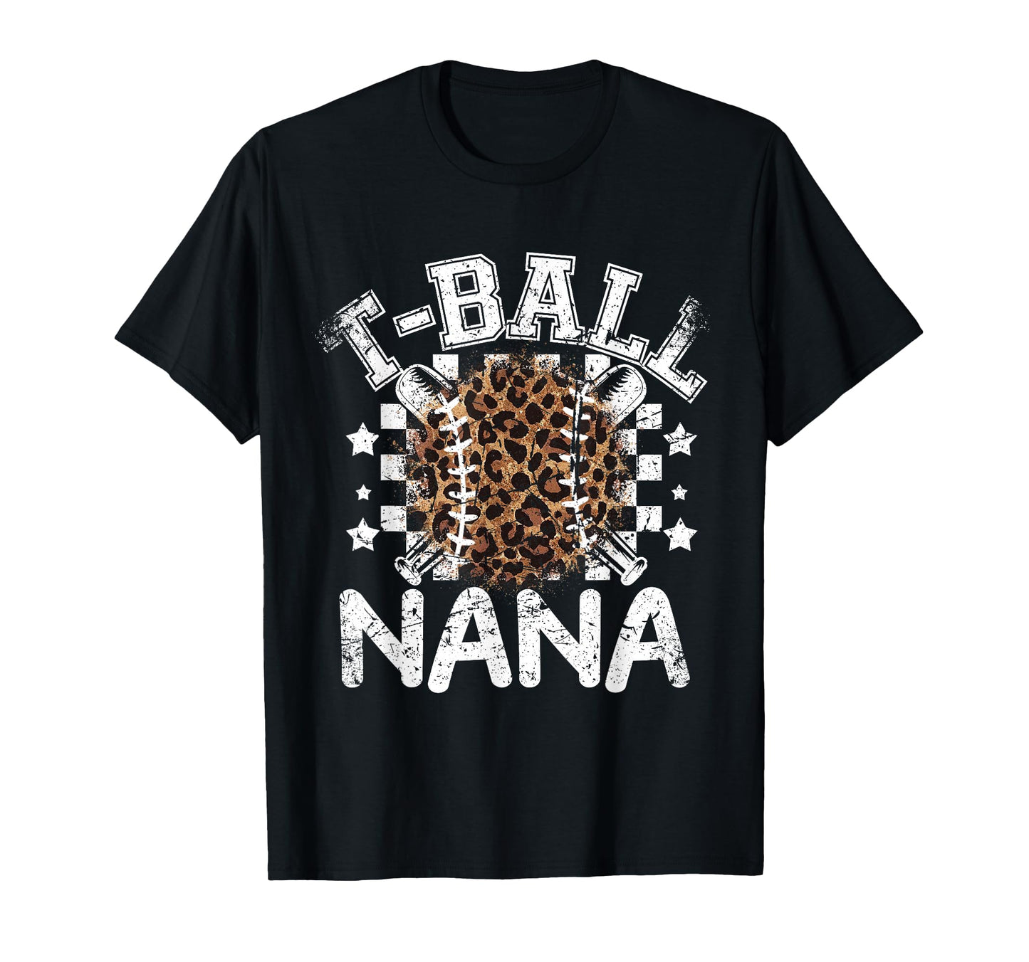 T Ball Teeball Nana Leopard Cheetah T-Shirt - Fun Novelty Design Unisex - T-Shirt, Sweatshirt, Hoodie