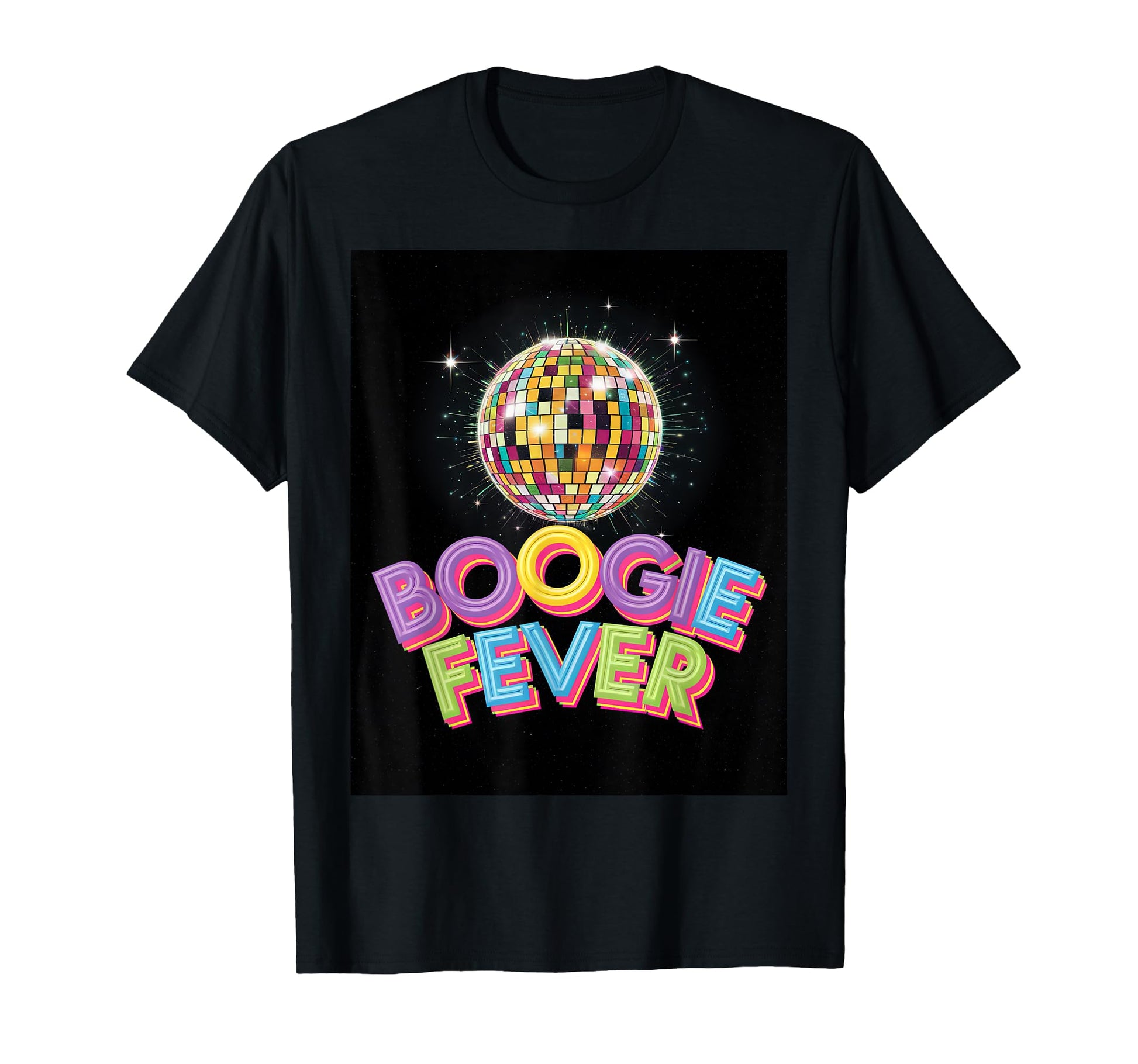 Disco Ball Boogie Fever Discoball Party T-Shirt - Trendy Graphic Men Women - T-Shirt, Sweatshirt, Hoodie