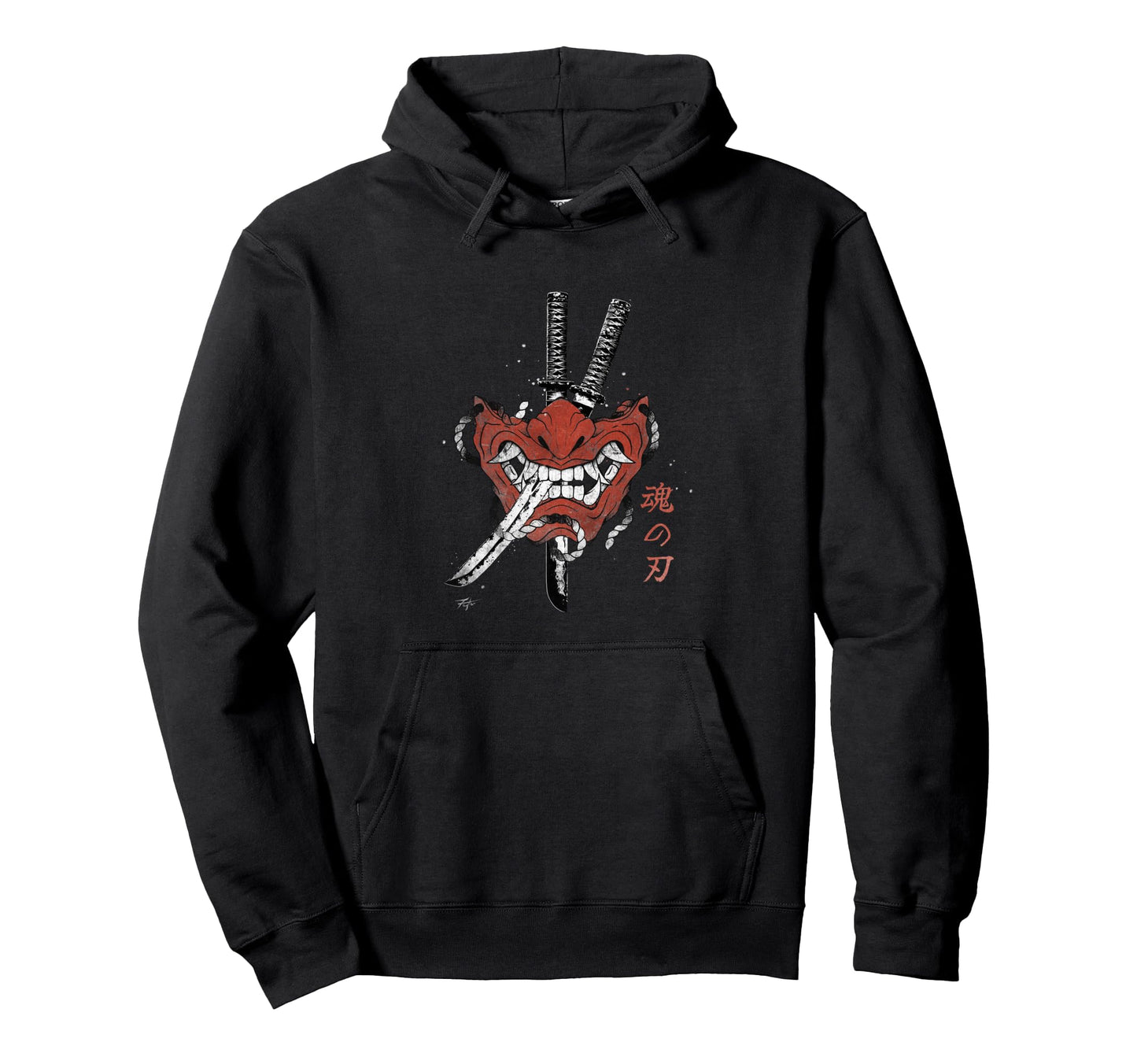 Samurai Sword Spirit Japanese Hoodie - Fun Novelty Design for Adults - T-Shirt, Sweatshirt, Hoodie