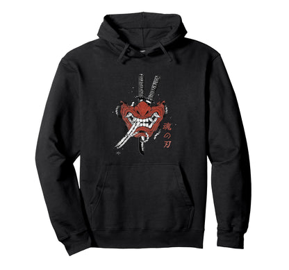 Samurai Sword Spirit Japanese Hoodie - Fun Novelty Design for Adults - T-Shirt, Sweatshirt, Hoodie
