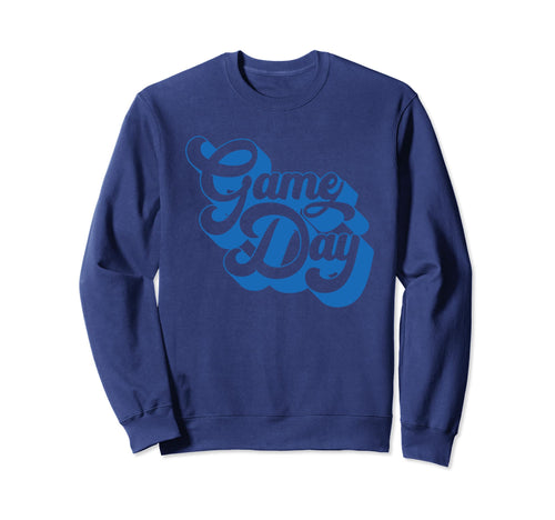 Game Day Blue Sports Soccer Football Sweatshirt - Novelty Apparel Unisex - T-Shirt, Sweatshirt, Hoodie