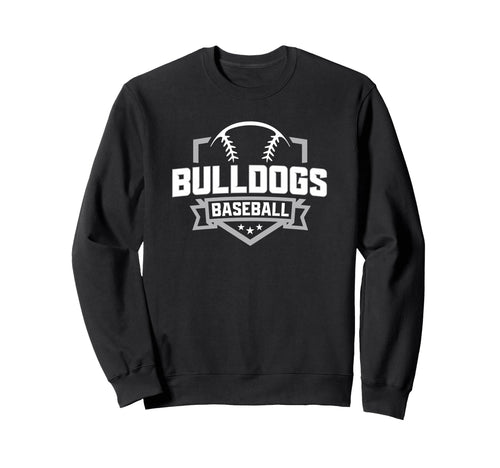 Bulldogs Baseball Bulldog Mascot Sweatshirt - Graphic Print Men Women - T-Shirt, Sweatshirt, Hoodie