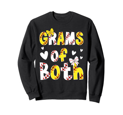 Grams Both Proud Softball Sweatshirt - Custom Art Print for Adults - T-Shirt, Sweatshirt, Hoodie