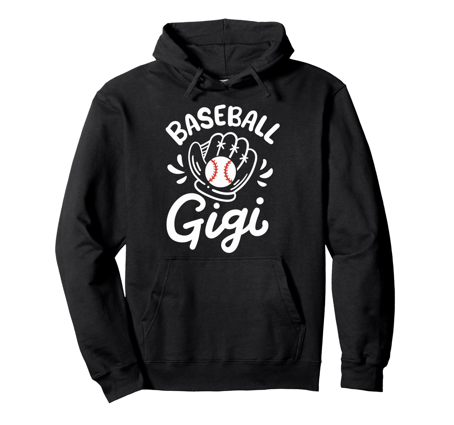 Baseball Gigi Grandma Hoodie - Graphic Print Unisex - T-Shirt, Sweatshirt, Hoodie