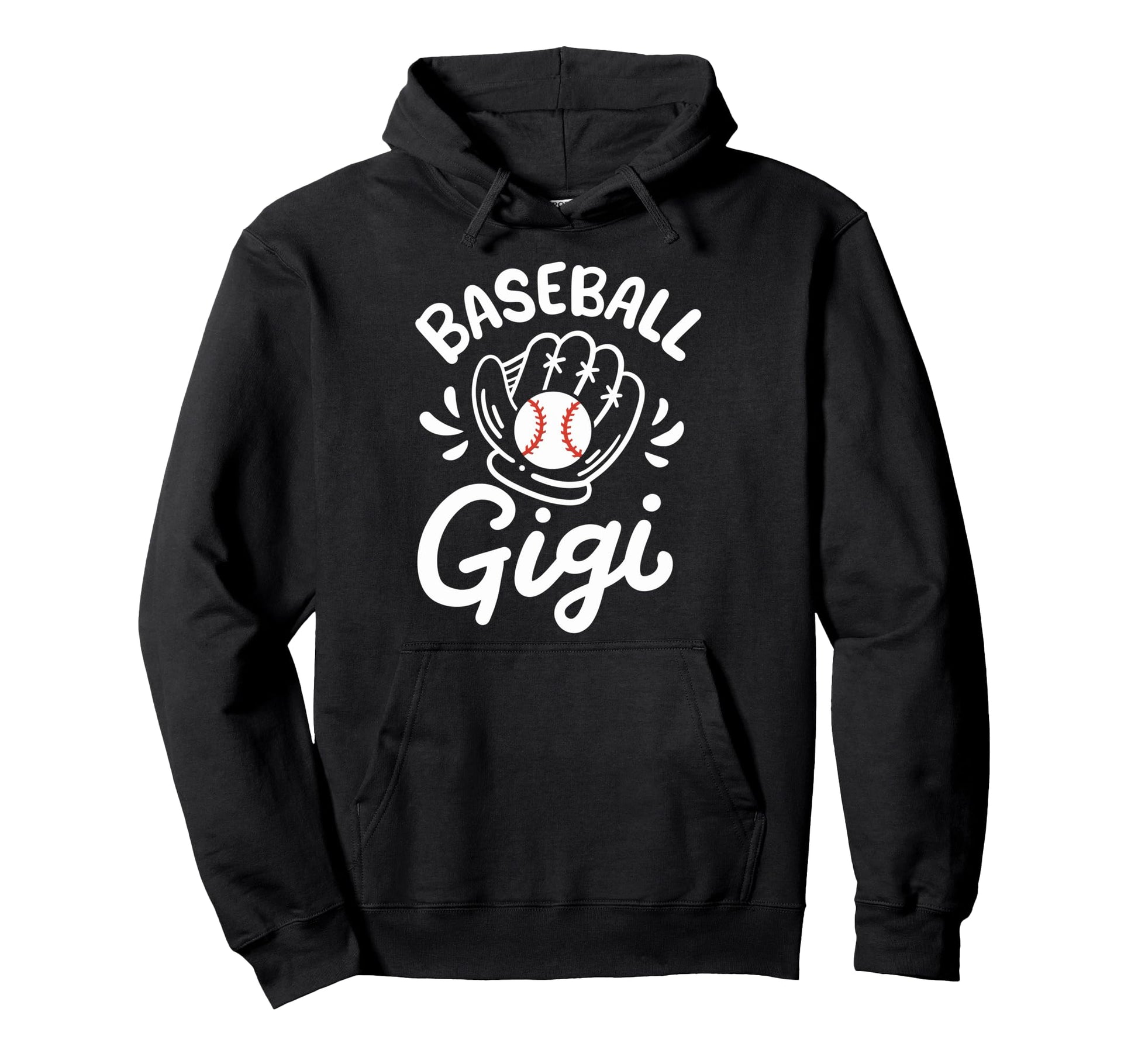 Baseball Gigi Grandma Hoodie - Graphic Print Unisex - T-Shirt, Sweatshirt, Hoodie