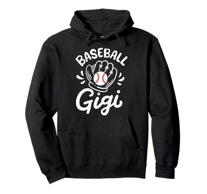 Baseball Gigi Grandma Hoodie - Graphic Print Unisex - T-Shirt, Sweatshirt, Hoodie