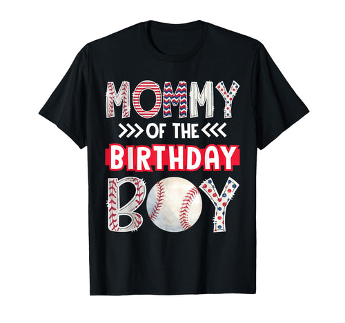 Mommy Birthday Baseball Family Squad T-Shirt - Streetwear Style Unisex - T-Shirt, Sweatshirt, Hoodie
