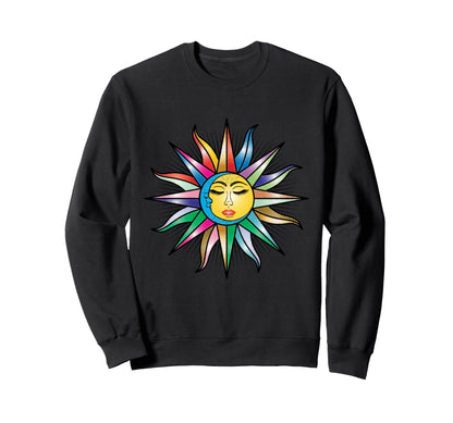 Mystic Sun Moon Mystical Aesthetic Sweatshirt - Aesthetic Graphic Unisex - T-Shirt, Sweatshirt, Hoodie