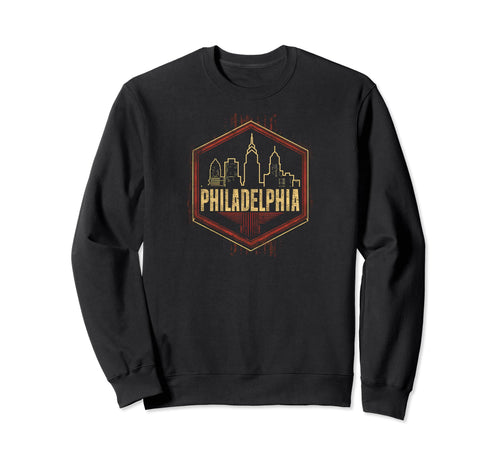 Philadelphia Grit 90S Grunge Sweatshirt - Custom Art Print Unisex - T-Shirt, Sweatshirt, Hoodie