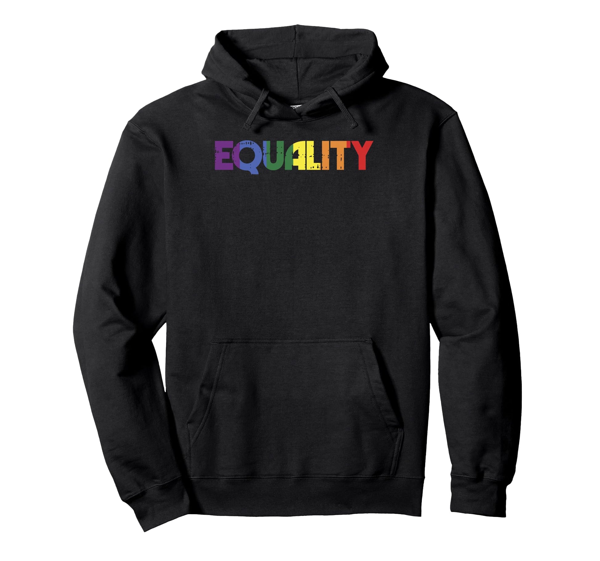Equality Rainbow Gay Lesbian Pride Hoodie - Custom Art Print Men Women - T-Shirt, Sweatshirt, Hoodie