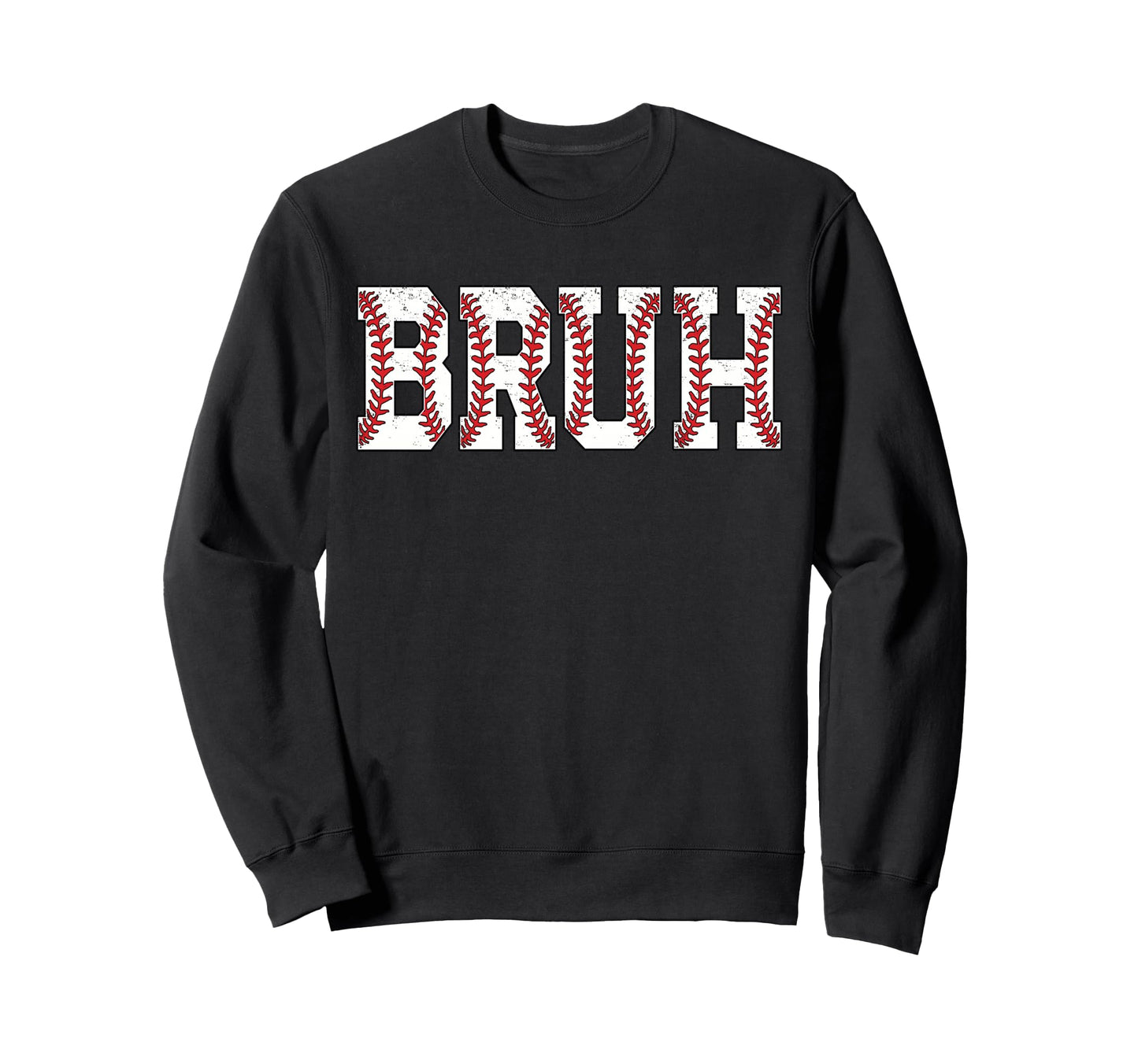 Bruh Meme Funny Baseball Brother Sweatshirt - Custom Art Print for Adults - T-Shirt, Sweatshirt, Hoodie