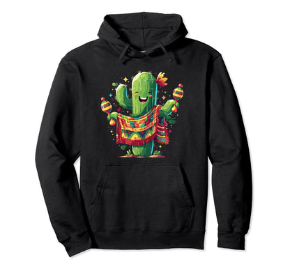 Cactus Serape Succulent Plant Hoodie - Casual Everyday Wear for Adults - T-Shirt, Sweatshirt, Hoodie