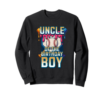 Uncle Birthday Baseball Ice Cream Sweatshirt - Streetwear Style Men Women - T-Shirt, Sweatshirt, Hoodie