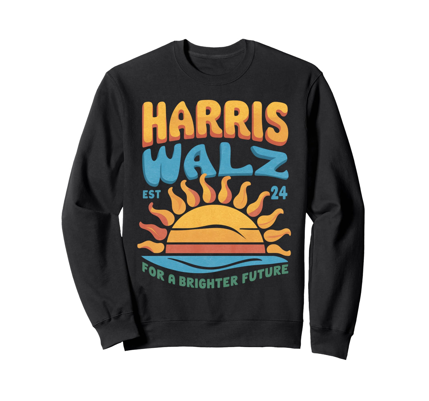 Harriz Walz 2024 President T-Shirt - Casual Everyday Wear Men Women - T-Shirt, Sweatshirt, Hoodie