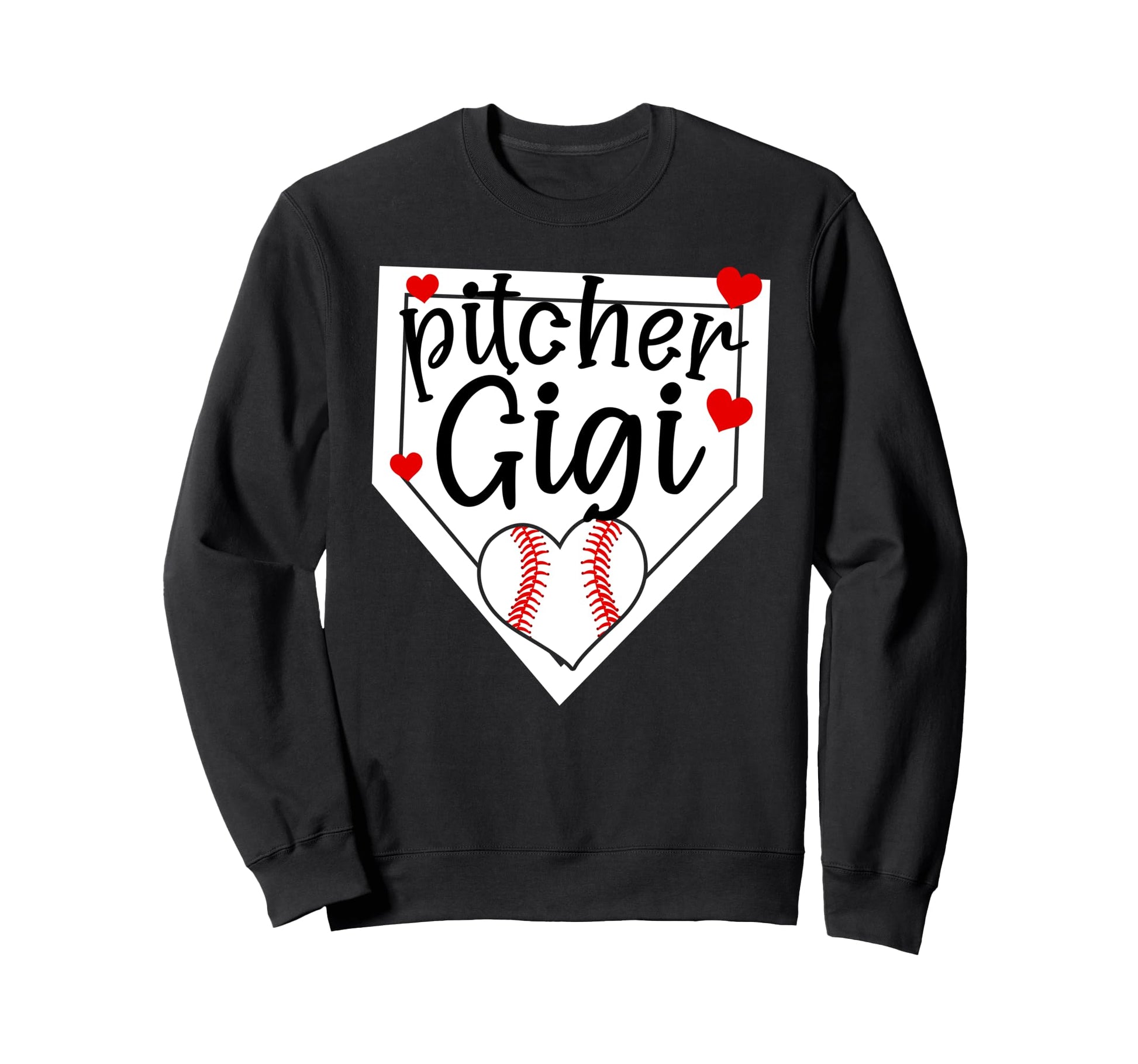 Baseball Pitcher Gigi Grandma Gigi Sweatshirt - Trendy Graphic for Adults - T-Shirt, Sweatshirt, Hoodie