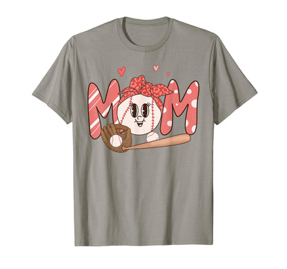 Baseball Mom Bandana Baseball T-Shirt - Fun Novelty Design Men Women - T-Shirt, Sweatshirt, Hoodie
