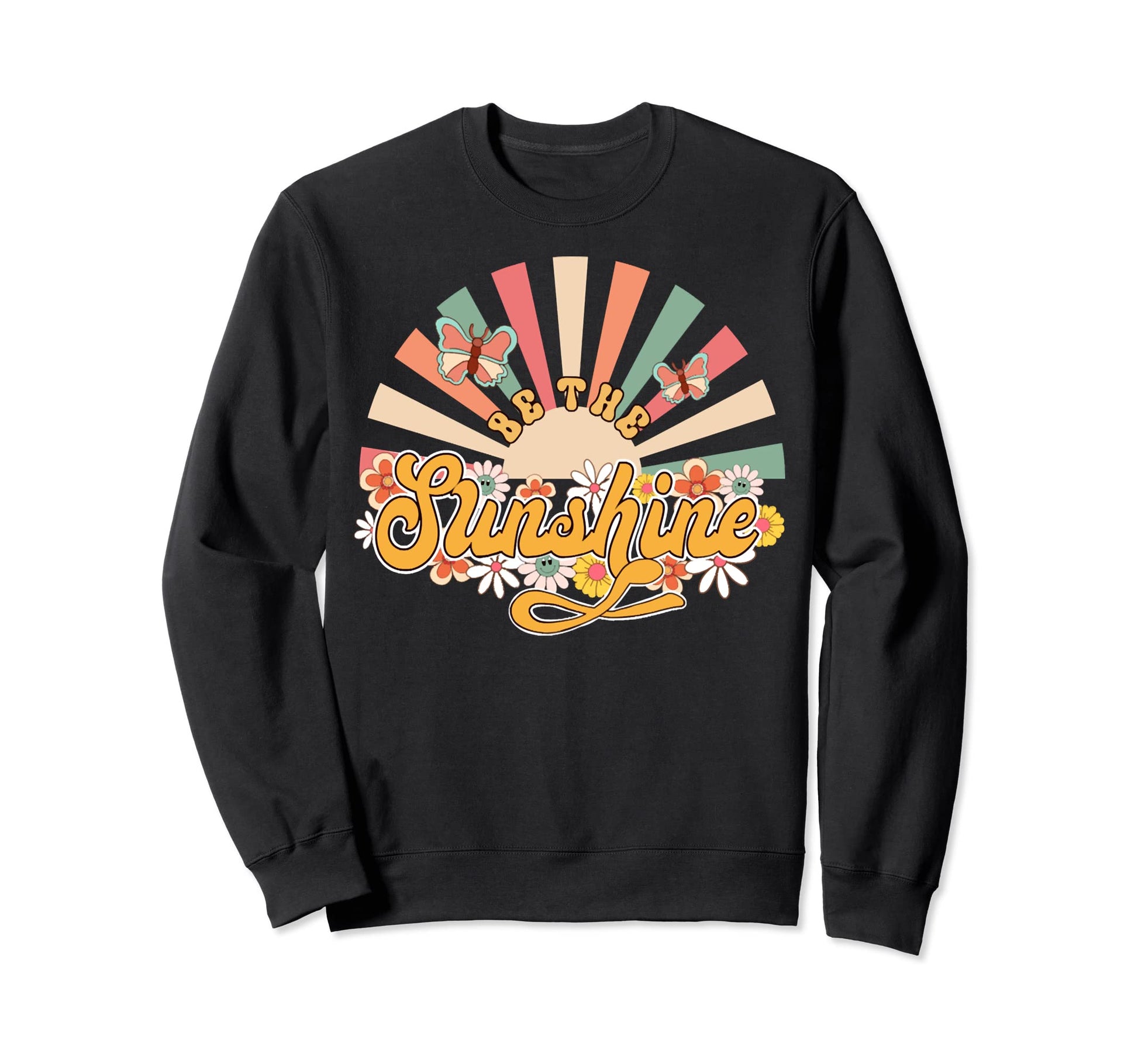 Boho Be Sunshine Summer Vibes Sweatshirt - Novelty Apparel for Adults - T-Shirt, Sweatshirt, Hoodie