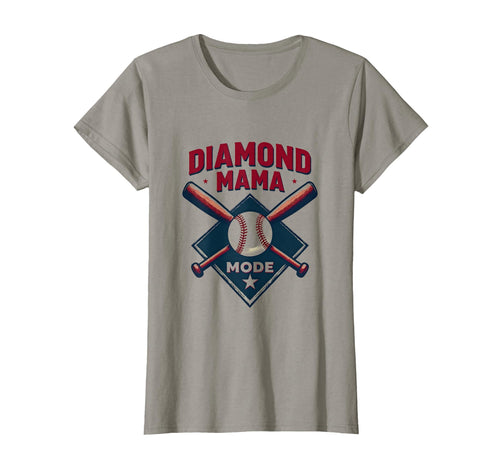 Diamond Mama Mode Baseball Mom T-Shirt - Streetwear Style Men Women - T-Shirt, Sweatshirt, Hoodie