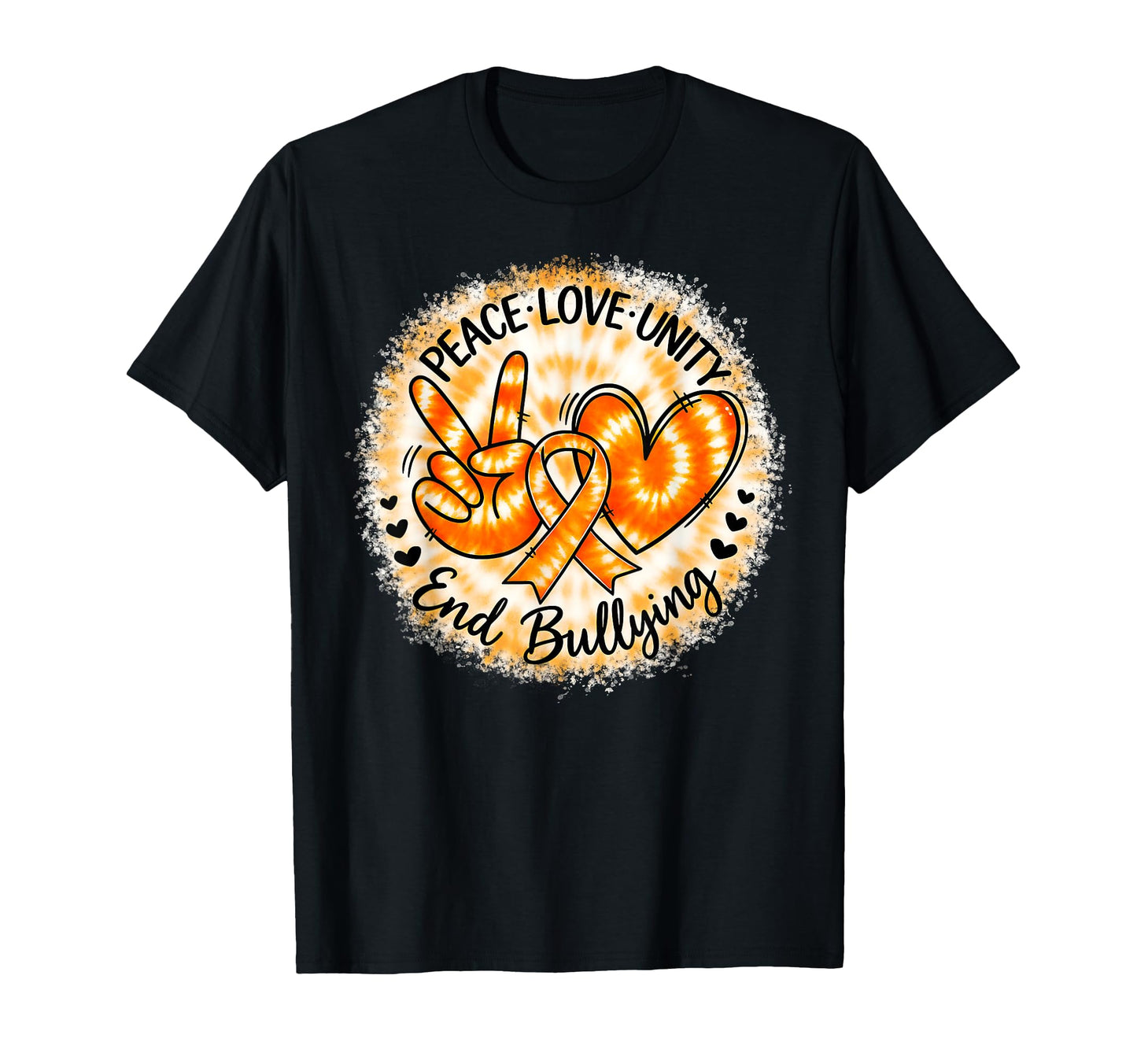 Unity Day Peace Love Unity Orange Anti T-Shirt - Streetwear Style Unisex - T-Shirt, Sweatshirt, Hoodie