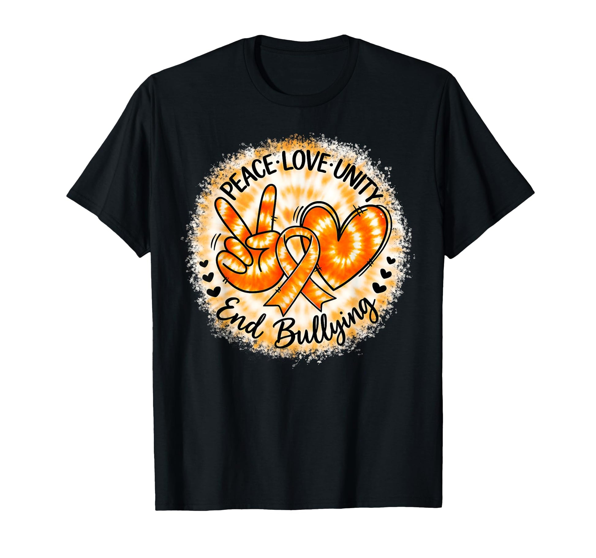 Unity Day Peace Love Unity Orange Anti T-Shirt - Streetwear Style Unisex - T-Shirt, Sweatshirt, Hoodie
