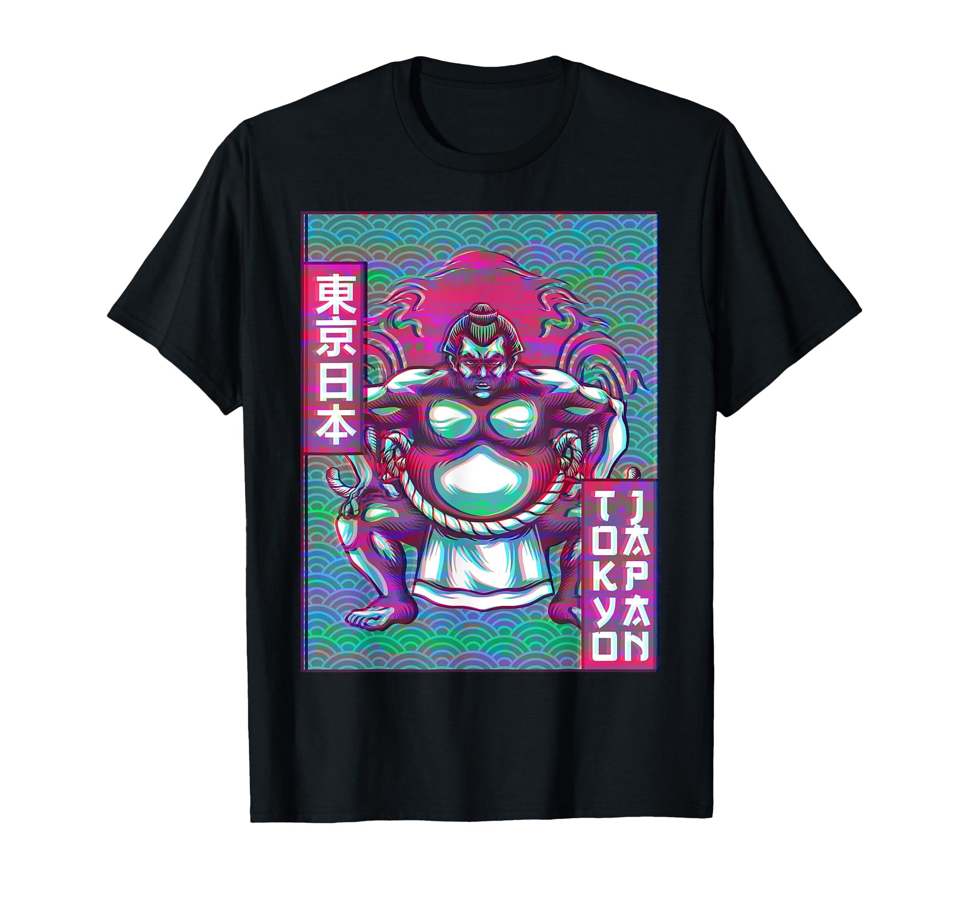 Sumo Wrestler Sumo Wrestling Tokyo Japan T-Shirt - Trendy Graphic Unisex - T-Shirt, Sweatshirt, Hoodie