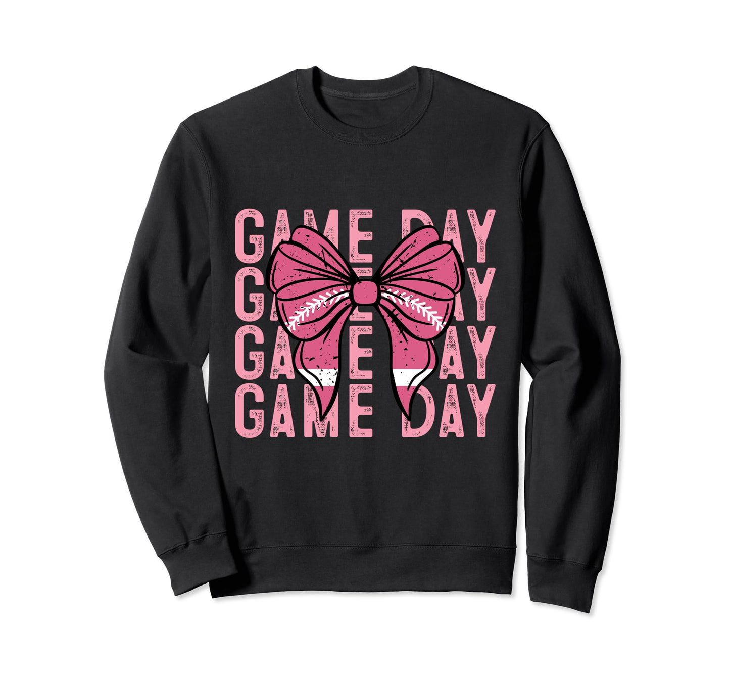 Game Day Mom Cheer Bow Sweatshirt - Unique Graphic for Adults - T-Shirt, Sweatshirt, Hoodie
