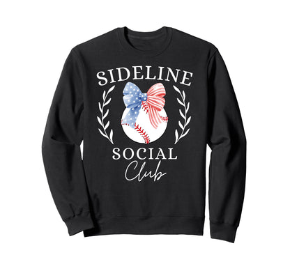 Sideline Social Club Coquette Sweatshirt - Custom Art Print Men Women - T-Shirt, Sweatshirt, Hoodie
