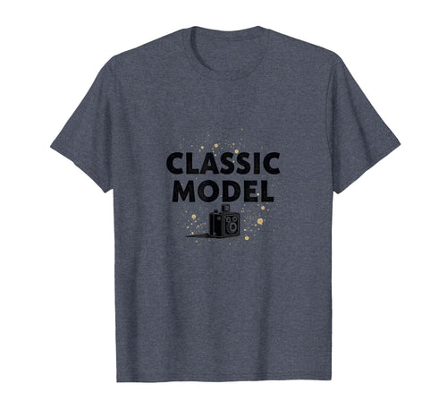 Model 1900S Camera Nostalgia Heather Blue T-Shirt - Unique Graphic Unisex - T-Shirt, Sweatshirt, Hoodie