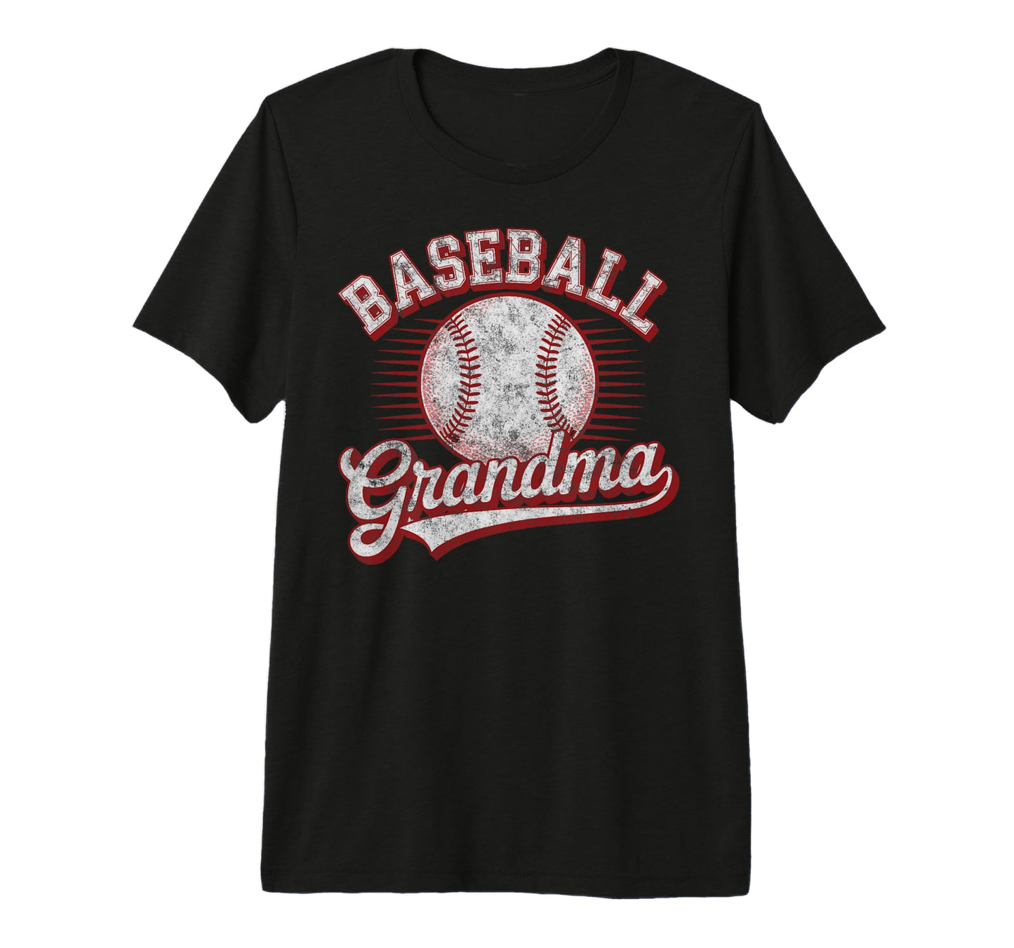 Baseball Nana Grandma Player Fan T-Shirt - Minimalist Print Men Women - T-Shirt, Sweatshirt, Hoodie