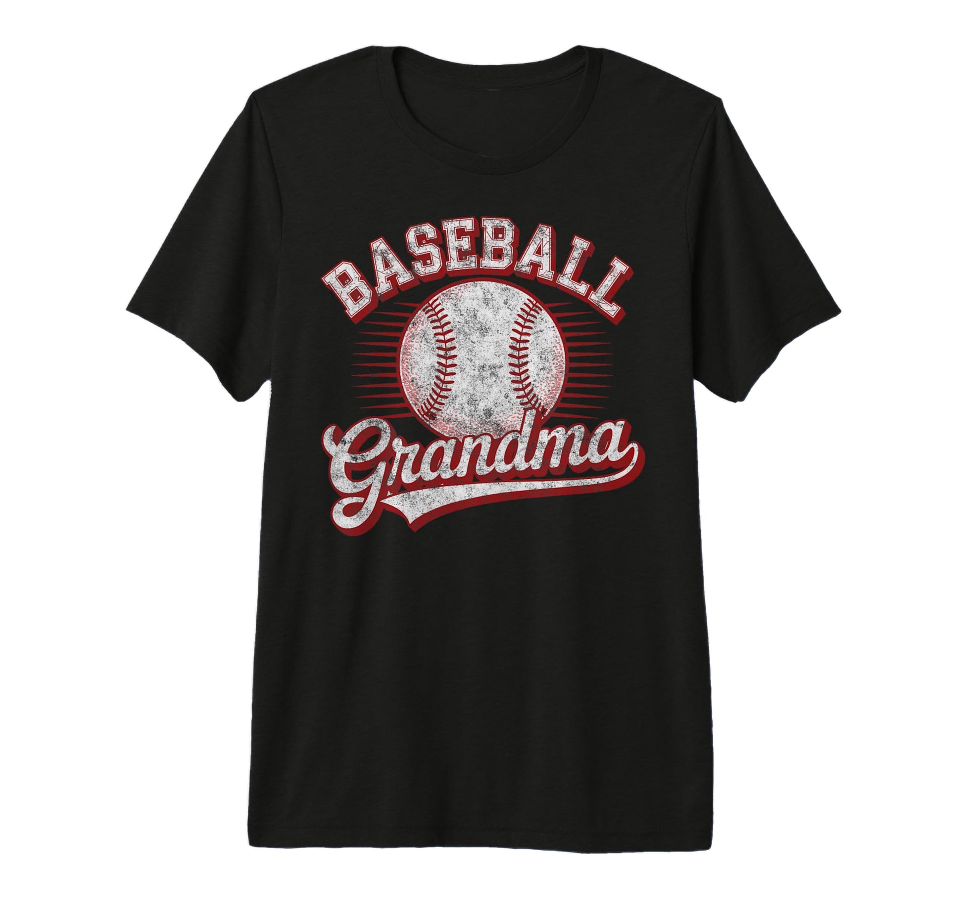 Baseball Nana Grandma Player Fan T-Shirt - Minimalist Print Men Women - T-Shirt, Sweatshirt, Hoodie