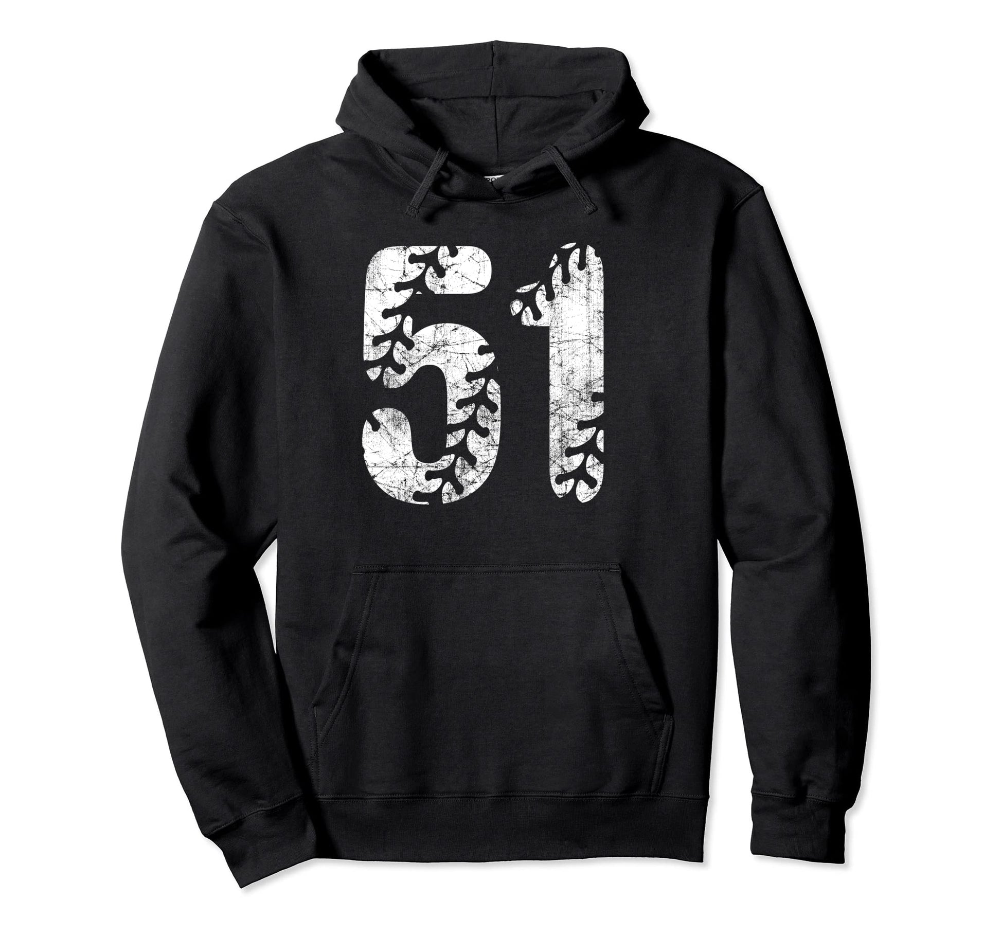 Baseball Softball Mom 51 Number 51 Hoodie - Aesthetic Graphic Men Women - T-Shirt, Sweatshirt, Hoodie