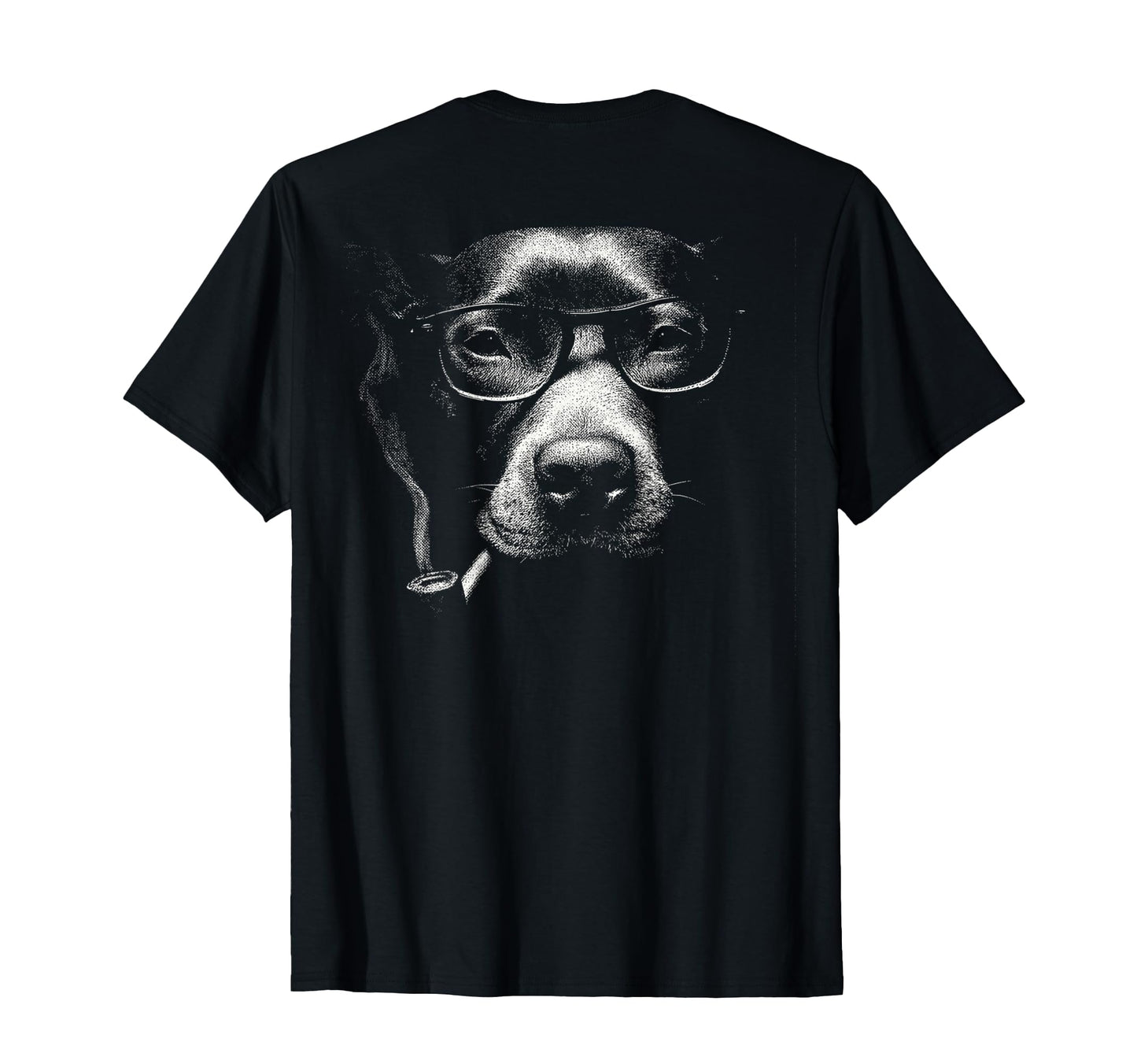 American Pitbull Pipe Glasses Grunge T-Shirt - Streetwear Style for Adults - T-Shirt, Sweatshirt, Hoodie