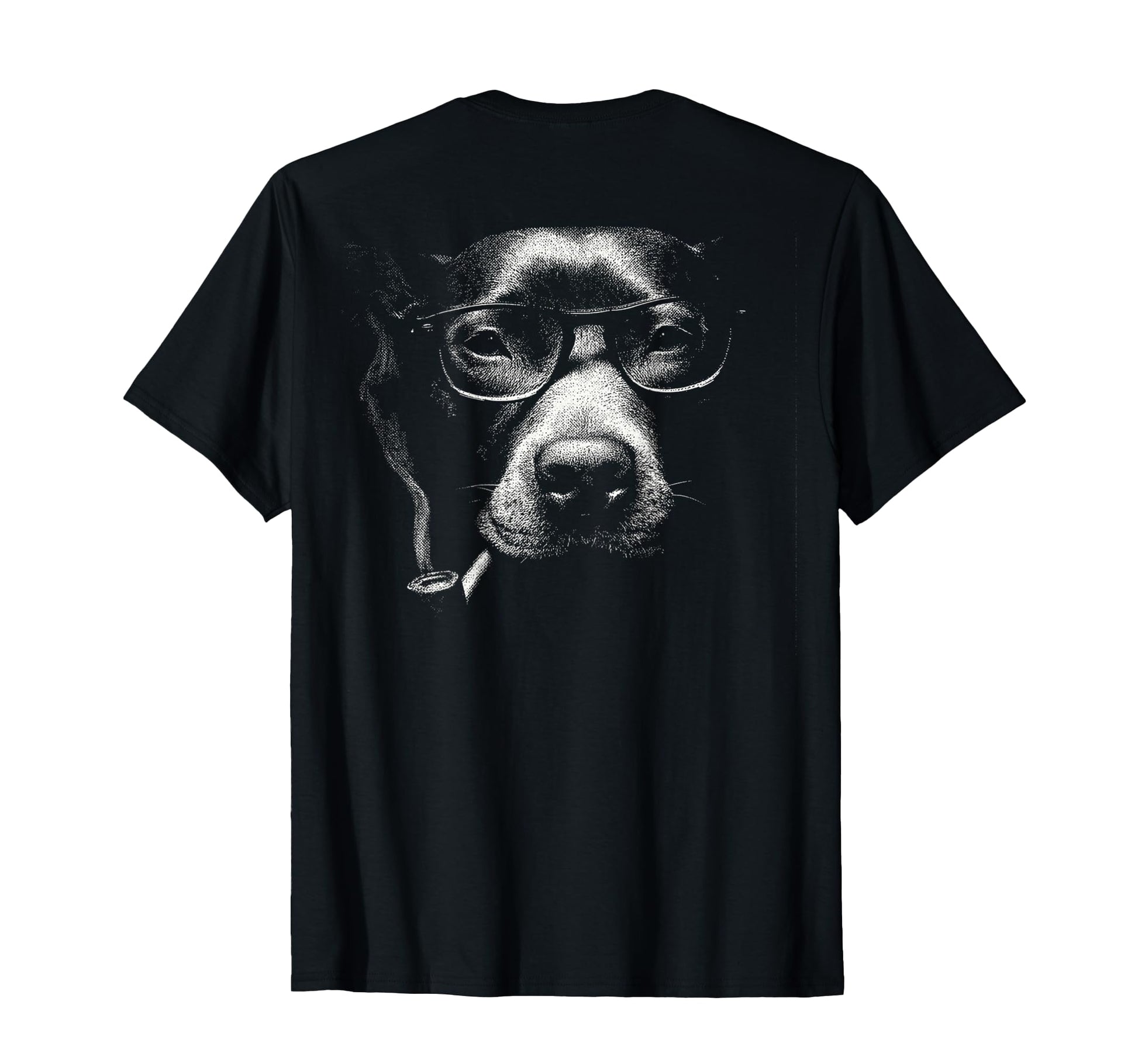 American Pitbull Pipe Glasses Grunge T-Shirt - Streetwear Style for Adults - T-Shirt, Sweatshirt, Hoodie