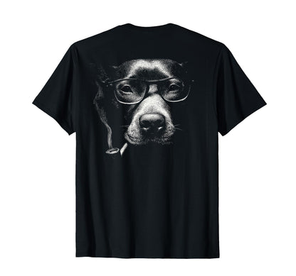 American Pitbull Pipe Glasses Grunge T-Shirt - Streetwear Style for Adults - T-Shirt, Sweatshirt, Hoodie