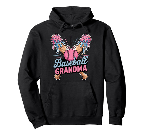 Grandma Coquette Ribbon Ice Cream Drip Hoodie - Novelty Apparel Unisex - T-Shirt, Sweatshirt, Hoodie
