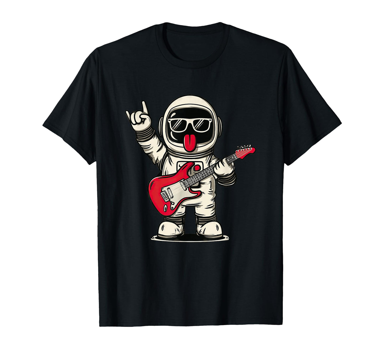 Funny Astronaut Rock And Roll T-Shirt - Trendy Graphic for Adults - T-Shirt, Sweatshirt, Hoodie