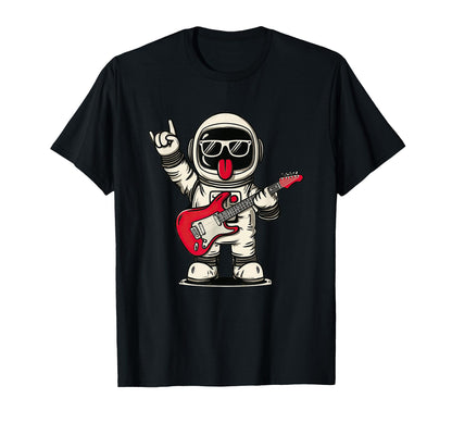 Funny Astronaut Rock And Roll T-Shirt - Trendy Graphic for Adults - T-Shirt, Sweatshirt, Hoodie