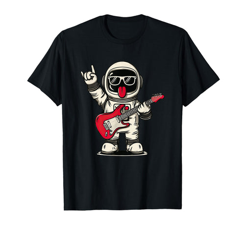 Funny Astronaut Rock And Roll T-Shirt - Trendy Graphic for Adults - T-Shirt, Sweatshirt, Hoodie