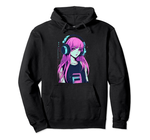 Vaporwave Synthwave Japan Sad Anime Hoodie - Unique Graphic Unisex - T-Shirt, Sweatshirt, Hoodie