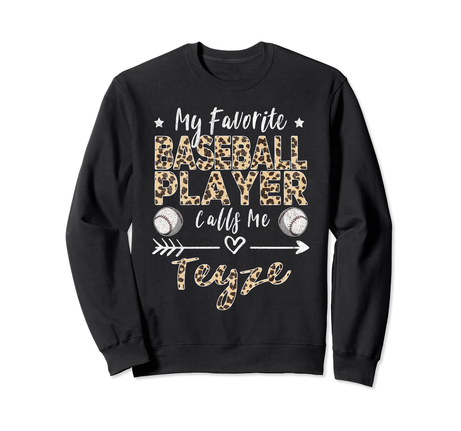 My Favorite Baseball Player Sweatshirt - Casual Everyday Wear for Adults - T-Shirt, Sweatshirt, Hoodie