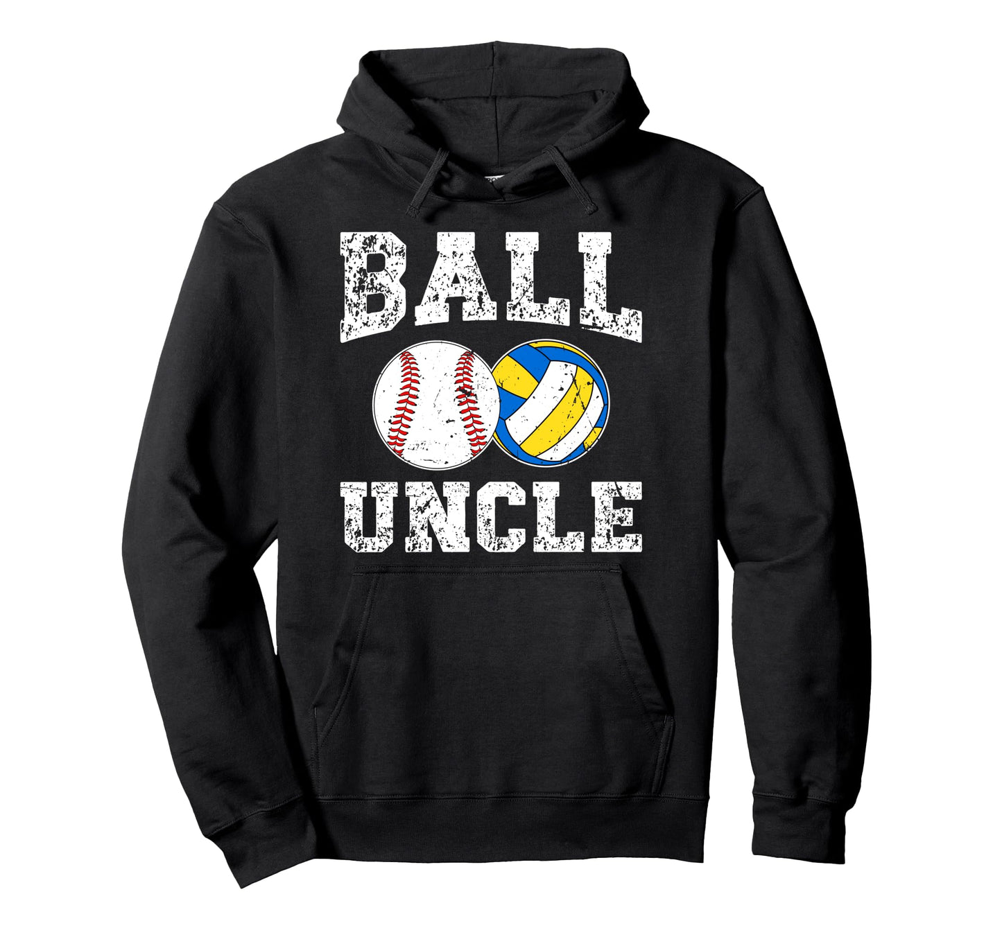 Ball Uncle Proud Baseball Hoodie - Casual Everyday Wear Men Women - T-Shirt, Sweatshirt, Hoodie