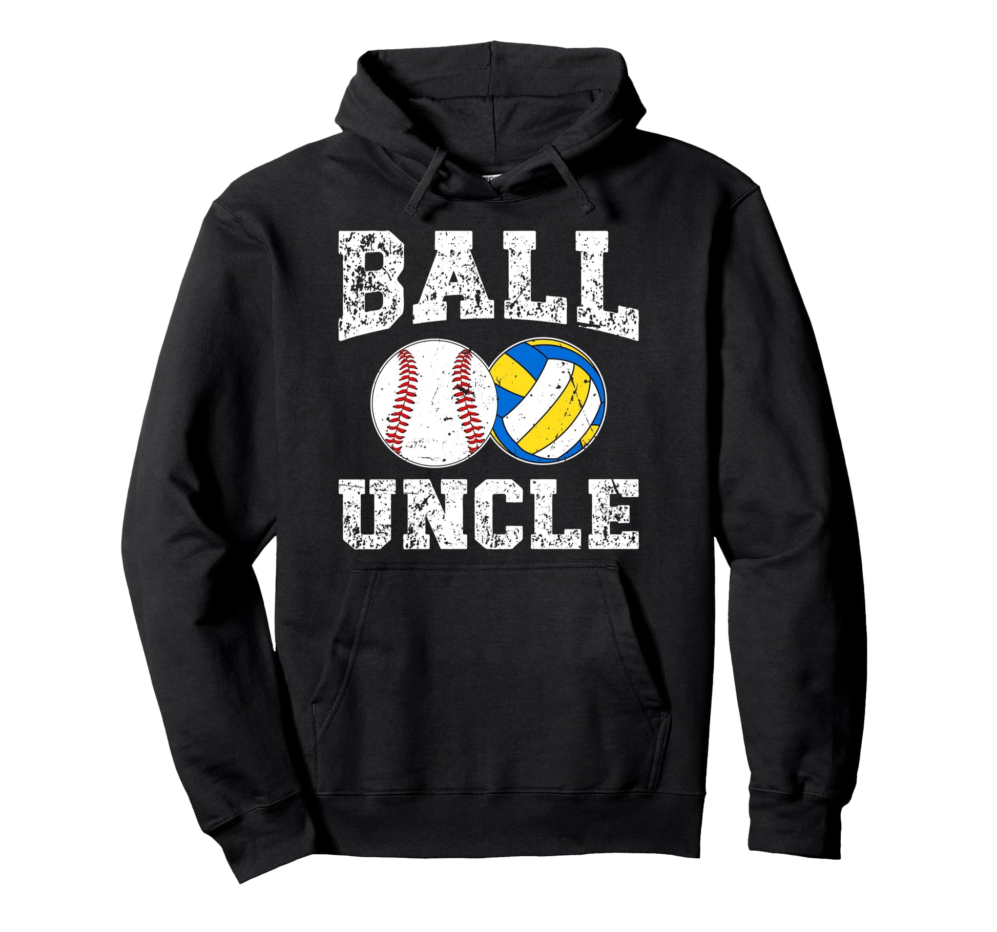 Ball Uncle Proud Baseball Hoodie - Casual Everyday Wear Men Women - T-Shirt, Sweatshirt, Hoodie