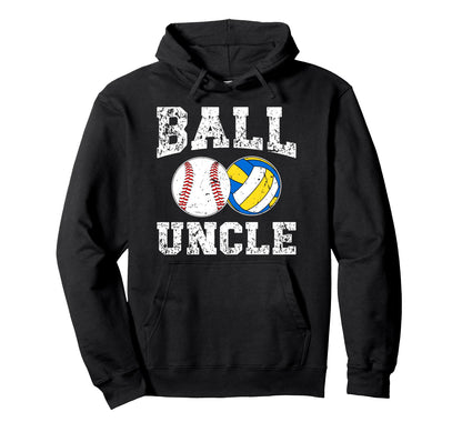 Ball Uncle Proud Baseball Hoodie - Casual Everyday Wear Men Women - T-Shirt, Sweatshirt, Hoodie