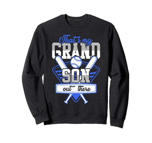 Grandparents Baseball Grandson Sweatshirt - Aesthetic Graphic Men Women - T-Shirt, Sweatshirt, Hoodie