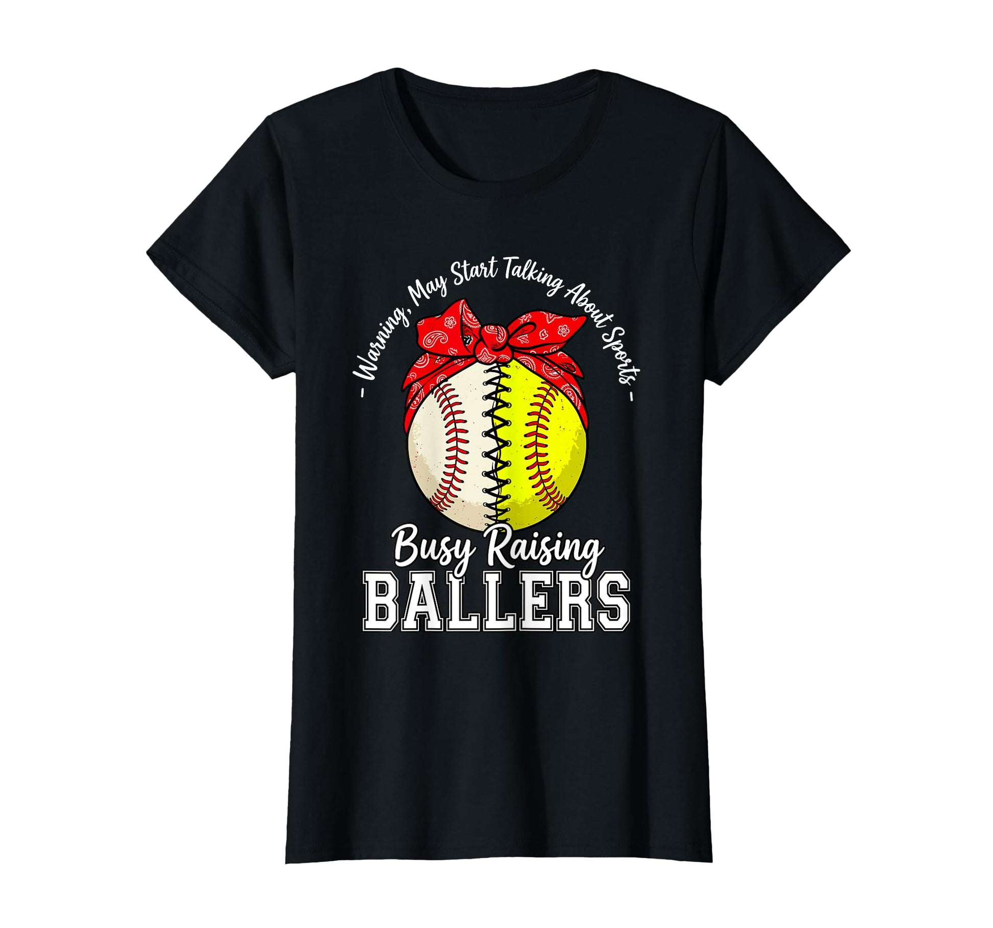 Busy Raising Ballers Warning May Start T-Shirt - Aesthetic Graphic Unisex - T-Shirt, Sweatshirt, Hoodie