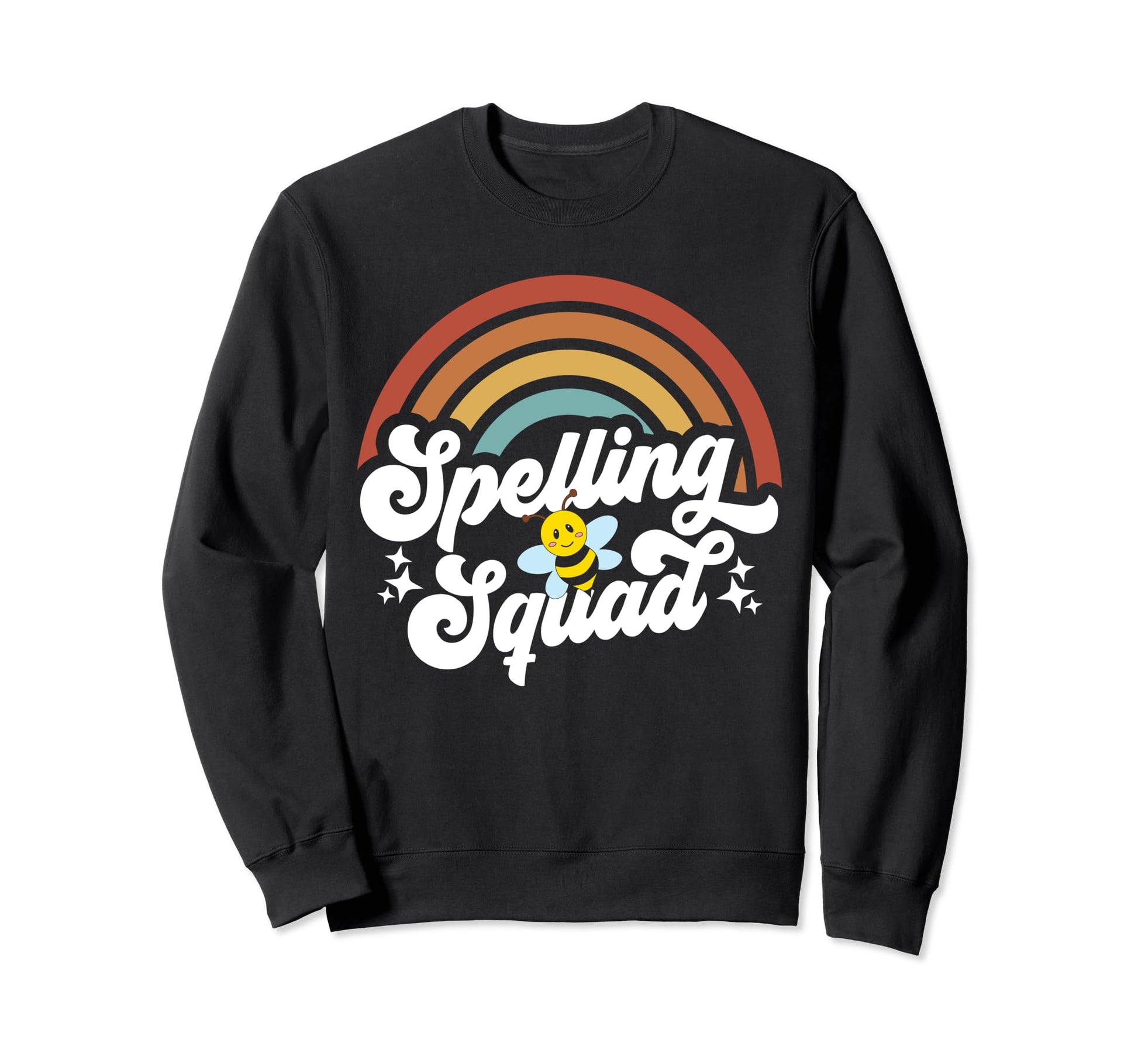 Spelling Squad Funny Groovy Sweatshirt - Novelty Apparel for Adults - T-Shirt, Sweatshirt, Hoodie