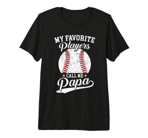 Mens Baseball Papa My Favorite Baseball T-Shirt - Aesthetic Graphic Unisex - T-Shirt, Sweatshirt, Hoodie