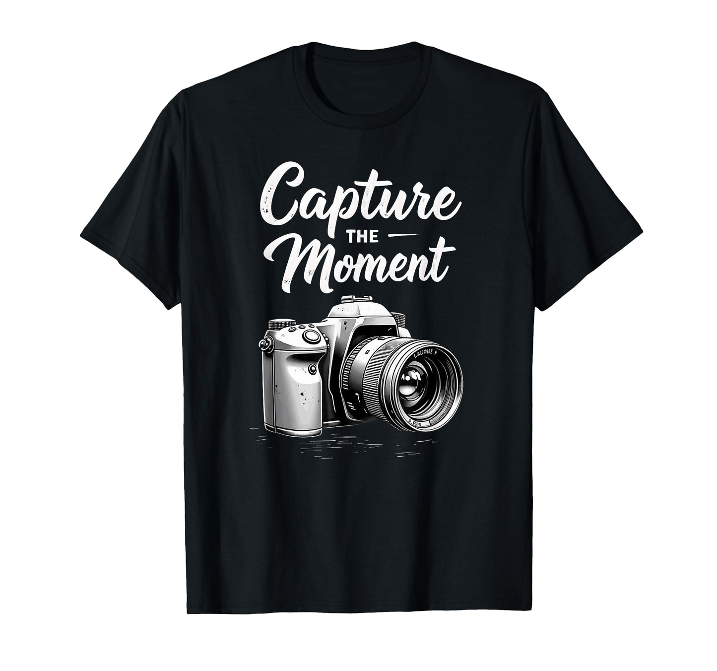 Capture Moment Camera Photography T-Shirt - Minimalist Print Men Women - T-Shirt, Sweatshirt, Hoodie