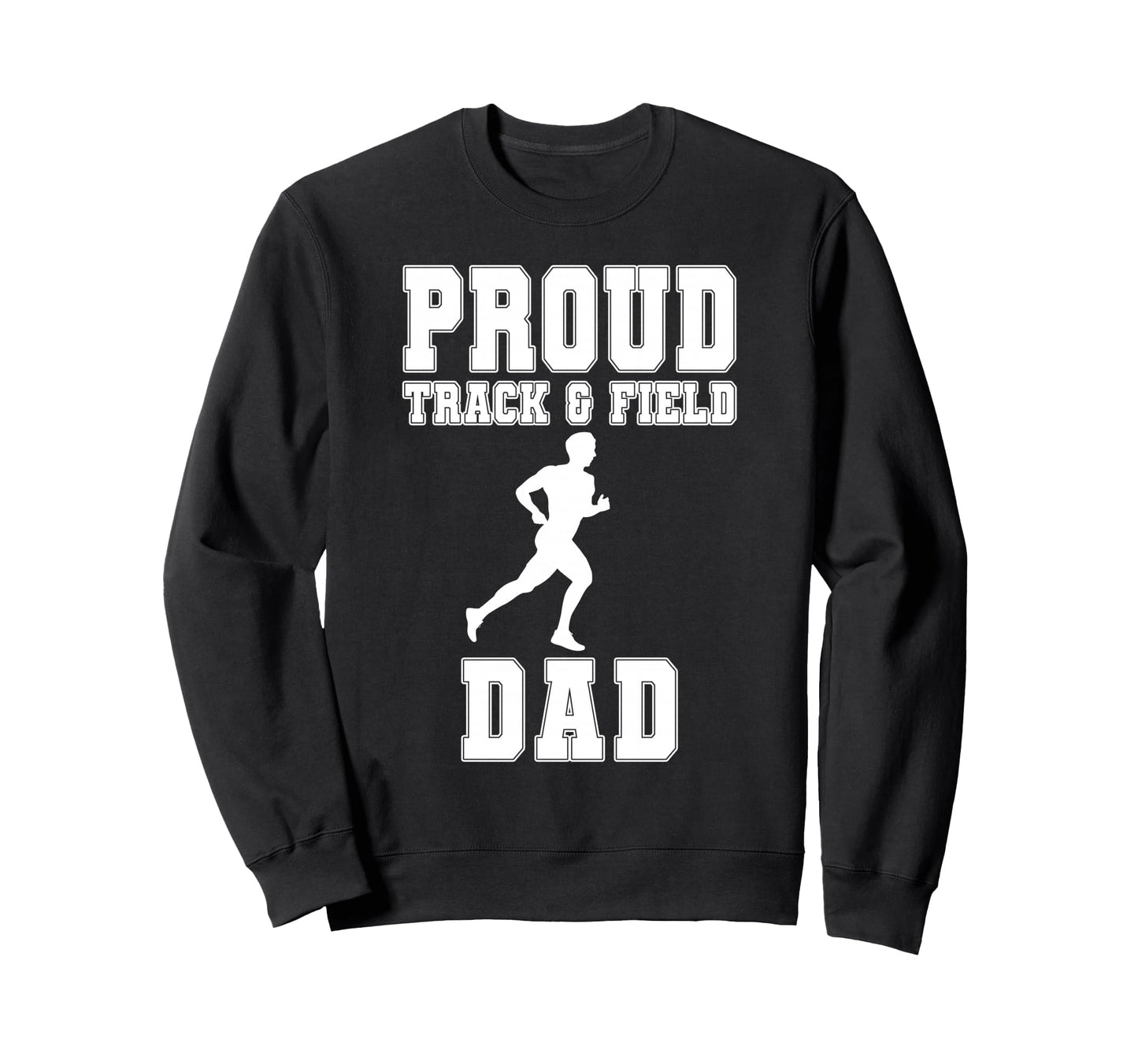 Proud Track Fielddad Game Day Sports Sweatshirt - Minimalist Print Unisex - T-Shirt, Sweatshirt, Hoodie